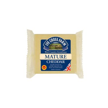 Cheese Cheddar Mature, fat 45%, ripened 8months, 12*200g, L.C.F.