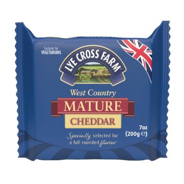 Siers Cheddar Mature, t.s.s. 45%, izt. 8mēn., 12*200g, L.C.F.