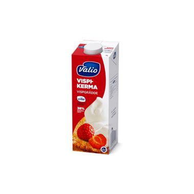 Cream whipped, lactose free, fat 38%, 10*1L, Valio