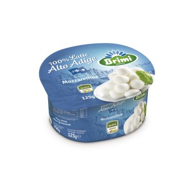 Juust Mozzarella kirss, rasva 42%, 6*125g, Brimi