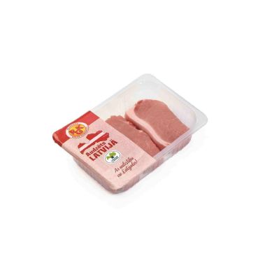 Pork for roasting, slices, chilled, packed, 440g, RGK