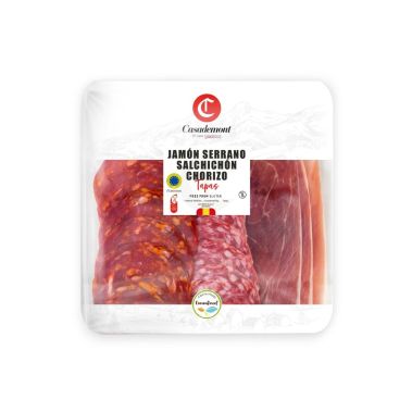 Gaļas delikatešu izlase Tapas, vīt., 12*150g, Casademont