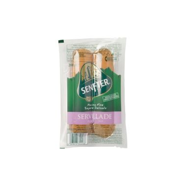 Pork sausages Servelade, 12*200g, Senfter