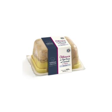 Утиная печень (foie-gras) с инжиром, приг., 10*500г, Франция