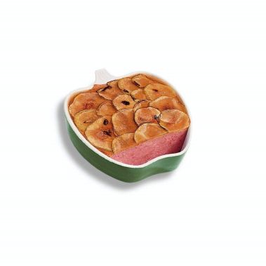 Pork liver pate with apples, in ceramic dish Apple-shape, 2*1.5kg, Pate Grand-mere