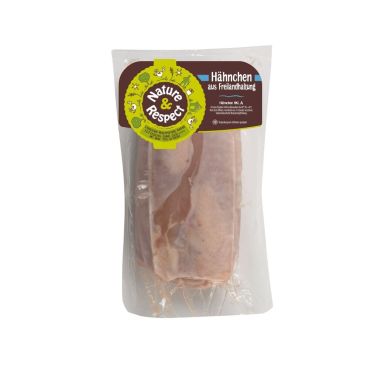 Chicken, breast, bone-in, (SUPREME), FREE RANGE, chilled, flow wrap, 15*(2*~200-230g), N&R