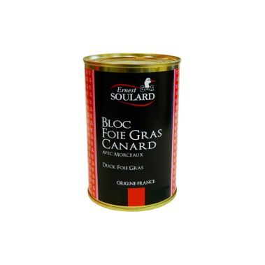 Pardimaks (foie-gras) plokk, 30%tk, metall purk, 10*400g, Ernest Soulard