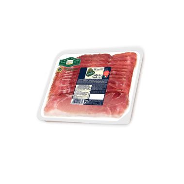 Pork ham Speck, cured., smocked, sliced, 5*300g, Senfter