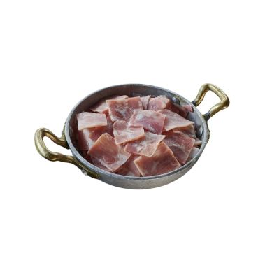 Pork bacons smoke flavoured, 38mm x 30mm, frozen, IQF, 12*1kg, Dawn Farms