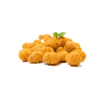 Vistas filejas gabaliņi Popcorn, cepti, panējumā, sald., IQF, 5*1kg, Pure Poultry