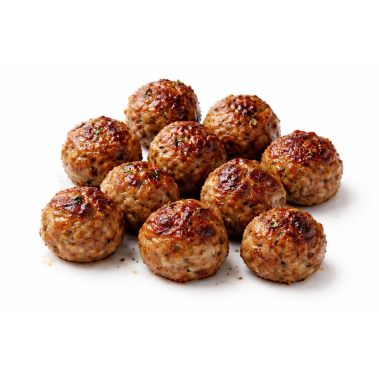 Pork balls, fried, ~22g, frozen, IQF, pack, 10*1kg, Poland