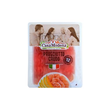 Cūkgaļas šķiņķis Prosciutto Crudo, vīt., sagr., 7*80g, Casa Modena