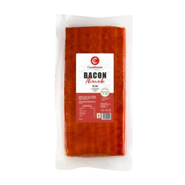 Pork bacon, skin on, cooked and smoked, 4*4kg, Casademont