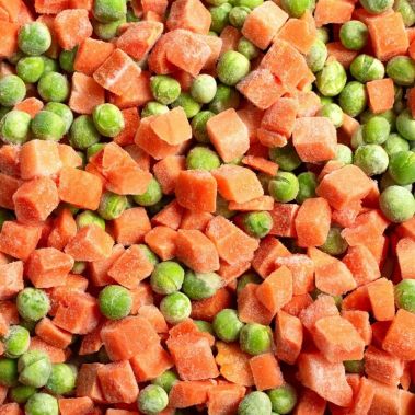 Vegetable mix peas/carrots, frozen, IQF,  4*2.5kg