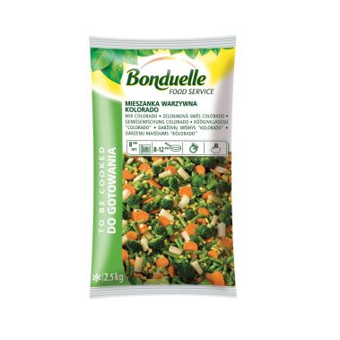 Vegetable mix Colorado, frozen, IQF, 4*2.5kg, Bonduelle