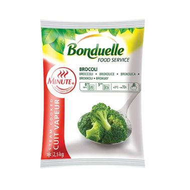 Broccoli Minute, frozen, IQF, 4*2.5kg, Bonduelle