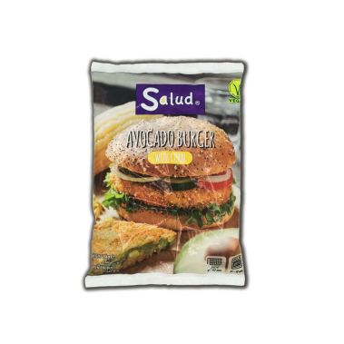 Avocado burger (with corn), frozen, 5*1kg (8pcs*~125g)