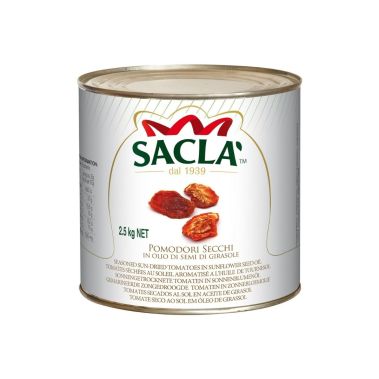 Tomatoes, sun-dried, in oil, 6*2.4kg, Sacla