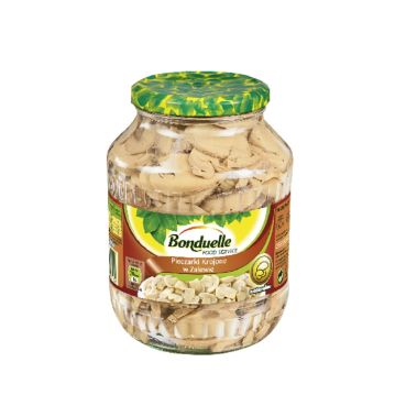 Mushrooms, in brine, sliced, 4*1.6kg (d.w. 960g), Bonduelle