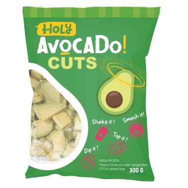 Avokado gabaliņi, RTE, sald., IQF, 12*300g, Salud