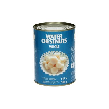 Water chestnuts, whole, peeled, canned, 12*567g (d.w. 304g)