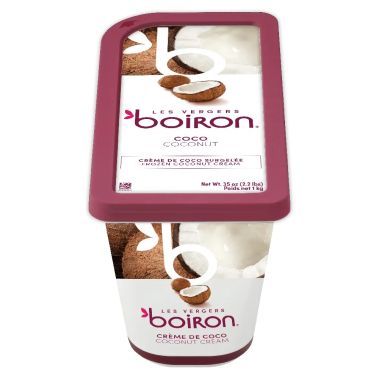 Puree coconut, sugar free, frozen, 6*1kg, Boiron