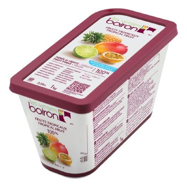 Püree eksootilistest puuviljadest, suhkruta, külm., 3*1kg, Boiron