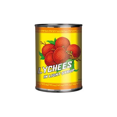 Lychee, pitted, peeled, in lightly syrup, 24*540g