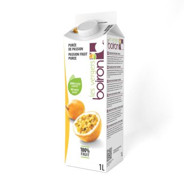 Puree passionfruit, sugar free, chilled, 6*1kg, Boiron