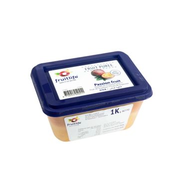 Puree passion fruit, with sugar, frozen, 6*1kg, Fruitlife