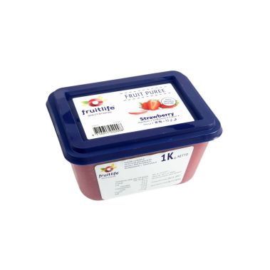 Puree strawberry, with sugar, frozen, 6*1kg, Fruitlife