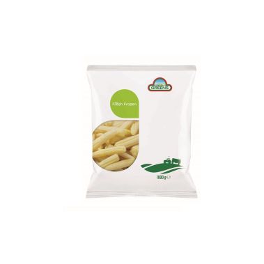 Baby corn, 5-10cm, frozen, IQF, 10*1kg