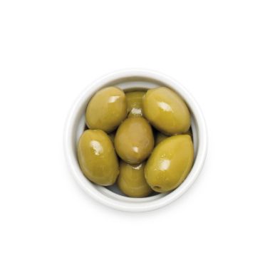 Olives green whole, Bella di Cerignola, large, saltwater, 2*1.9kg (d.w. 1.4kg), Castellino