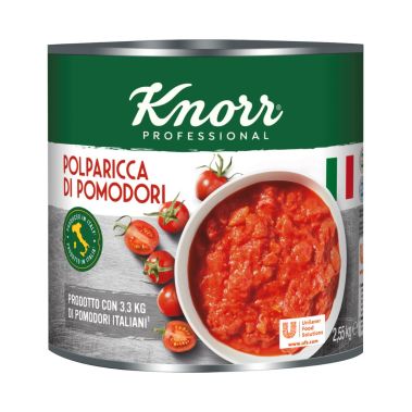 Tomāti, mizoti, kubiņos, 6*2.55kg (s.s. 2.55kg), Knorr