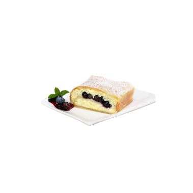 Strudel curd cheese with blueberry, RTE, portions,  frozen, 36*160g, DA