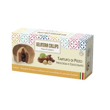 Десерт мороженое Tartufo с фундуком и шоколадом, заморож., 6*220г (2*110г), Callipo Gelateria