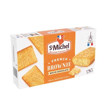 Кекс Brownie из белого шоколада, 12*210г, St Michel