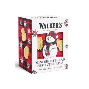 Cepumi smilšu mīklas Shortbread Snowman, mini, 10*150g, Walkers