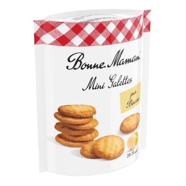 Biscuits butter Galettes mini, 8*100g, Bonne Maman