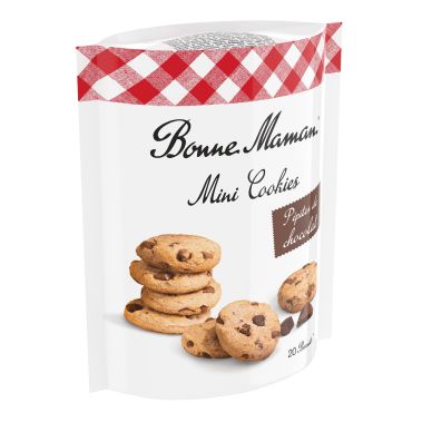 Biscuits with chocolate chips mini, 8*100g, Bonne Maman