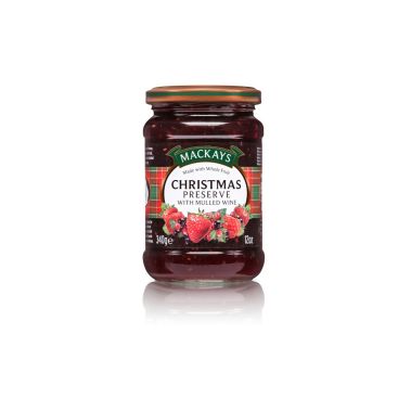 Jam Christmas Berries with Wine, 6*340g, Mackays