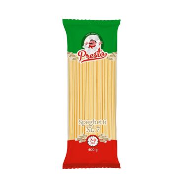 Паста Soft Spaghetti Nr.7 Presto, 30*400г, Dobeles Dzirnavnieks