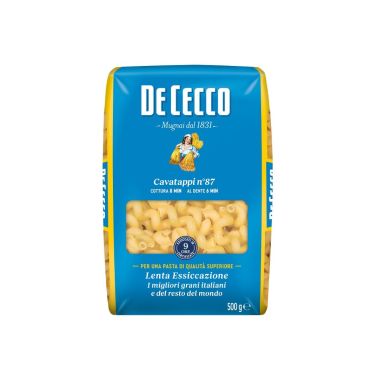 Pasta Cavatappi-87, 24*500g, DeCecco