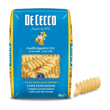 Pasta Fusilli Giganti-234, 24*500g, DeCecco
