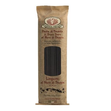 Pasta Linguine al Nero Seppia, 12*500g, R d`Abruzzo