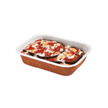 Meal Aubergines grilled with Mozzarella and tomato sauce, frozen, 4*300g, Fiodiprimi