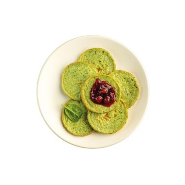 Pankūkas spinātu, mazas, bez laktozes, RTE, 7cm, sald., vak., 3*2kg, Mamma