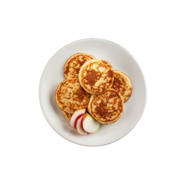 Pankūkas auzu-ābolu, mazas, RTE, 7cm, sald., vak., 3*2kg, Mamma