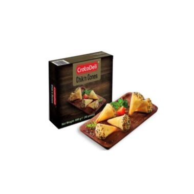 Снеки Chik`n Cones с курицей, заморож., 40шт, 6*800г, CrocoDeli