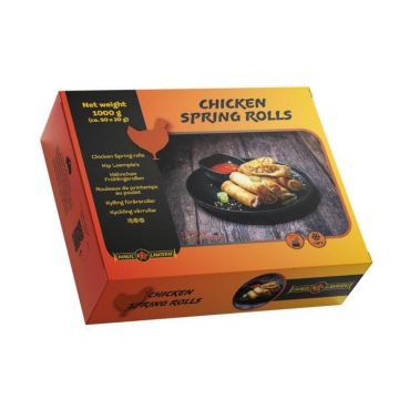 SpringRolls with chiicken and vegetables Tsingtao, frozen, 50pcs, 10*1kg, Magic Lantern